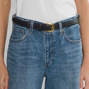 Aritzia Legendary Saffiano Leather Belt XS - Like New